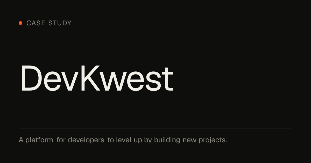 DevKwest — Gregg Marayan